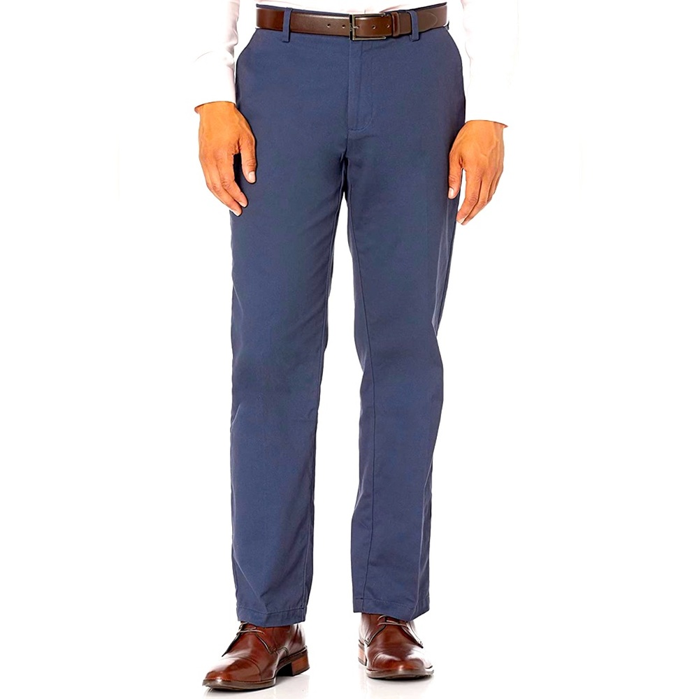 Amazon Essentials Men’s Classic-Fit Chino Pants Slacks 40WX30L Navy Brand New